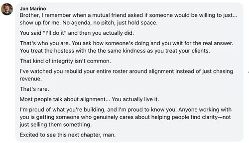 James Guldan client testimonial