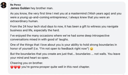 James Guldan client testimonial